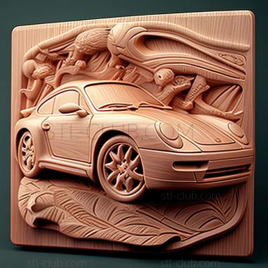 3D мадэль Porsche 996 (STL)